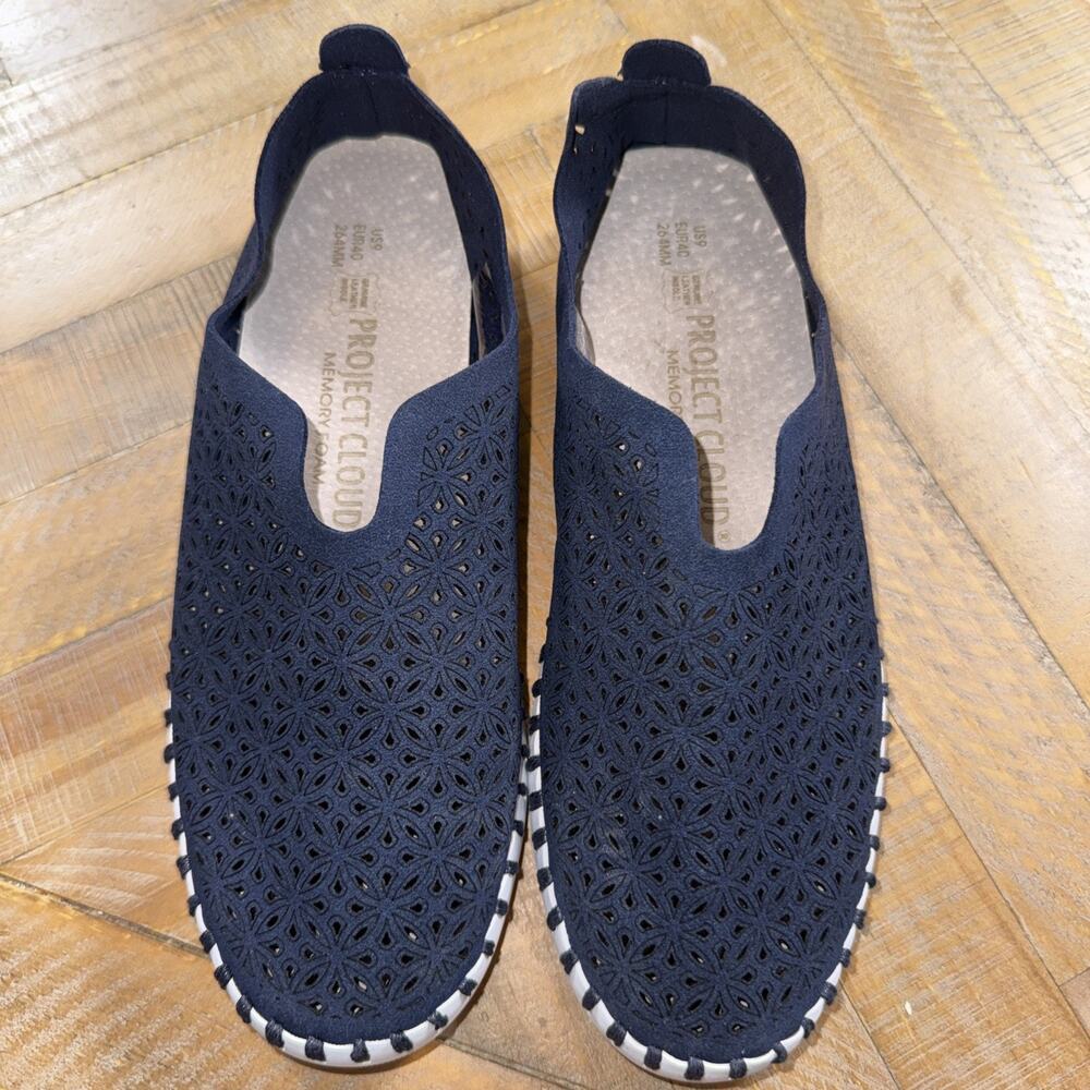 Project Cloud Comfort Shoe Women's 9 Navy Blue Loafers Lightweight Resort Wear